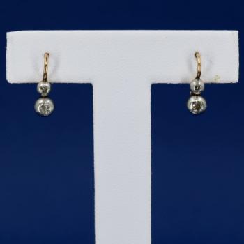 Zlaté náušnice s brilianty Zlaté náušnice s brilianty